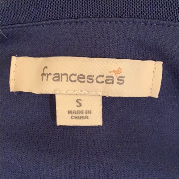 Francesca’s Halter Blue Dress - Picture 4 of 4
